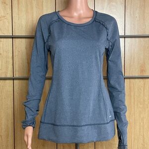 Hind Women's Blue Long Sleeve Top